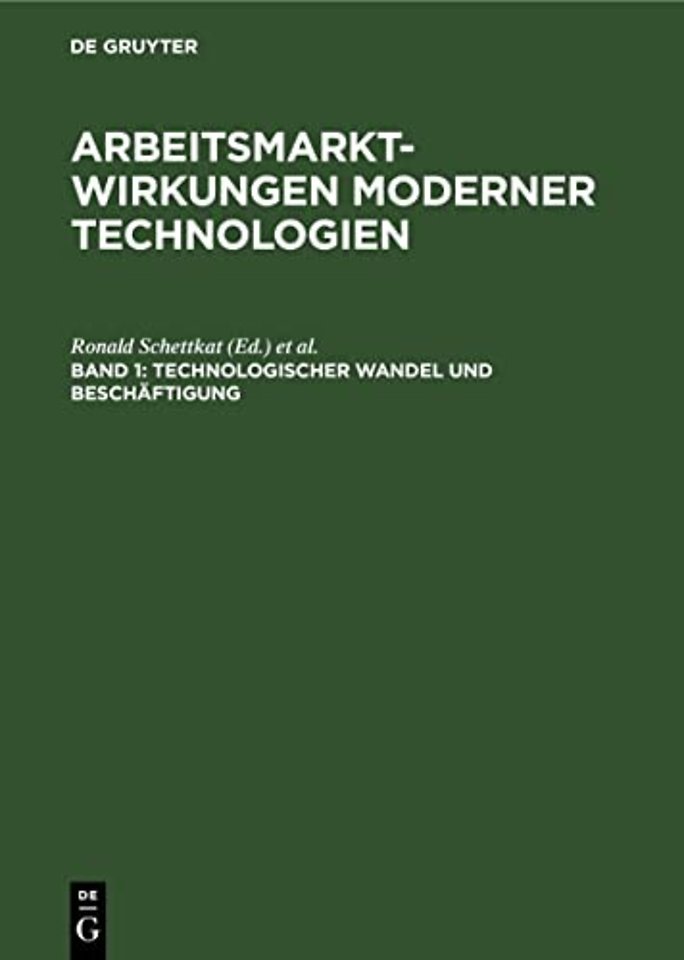 Technologischer Wandel und Beschäftigung – Fakten, Analysen, Trends