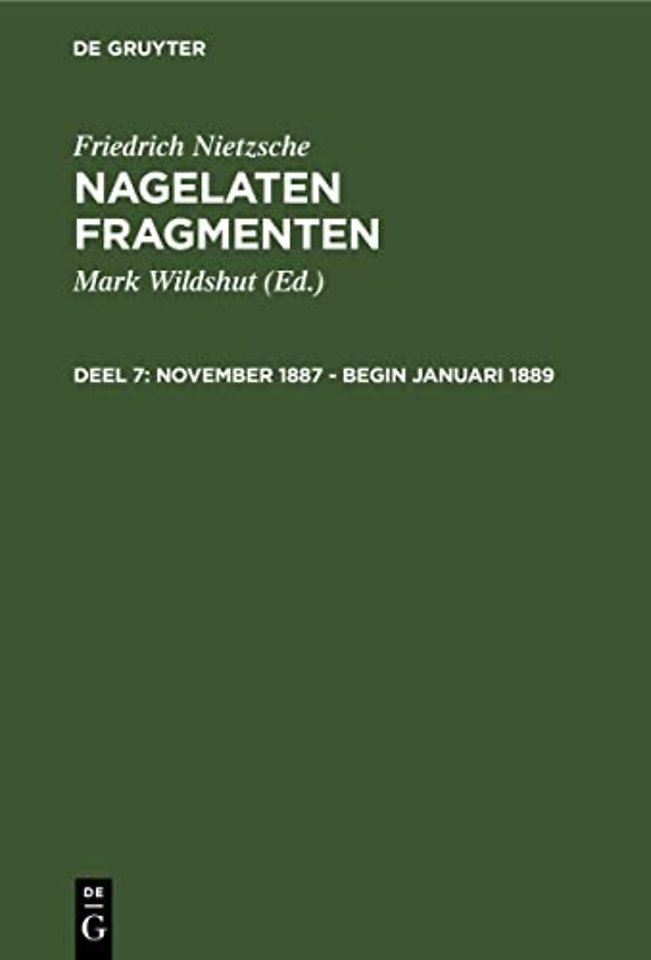 November 1887 – begin januari 1889