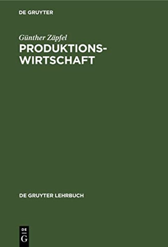Produktionswirtschaft