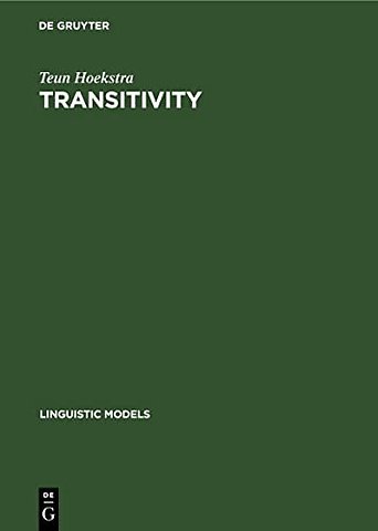 Transitivity – Grammatical relations in government–binding theory