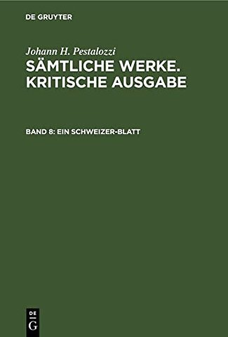 Ein Schweizer–Blatt