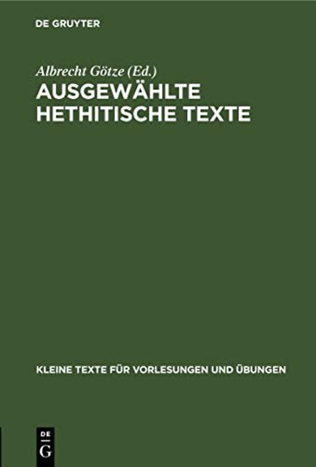 Ausgewählte Hethitische Texte