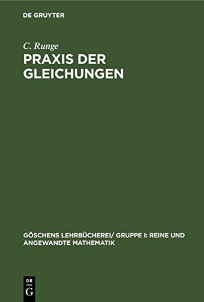 Praxis der Gleichungen