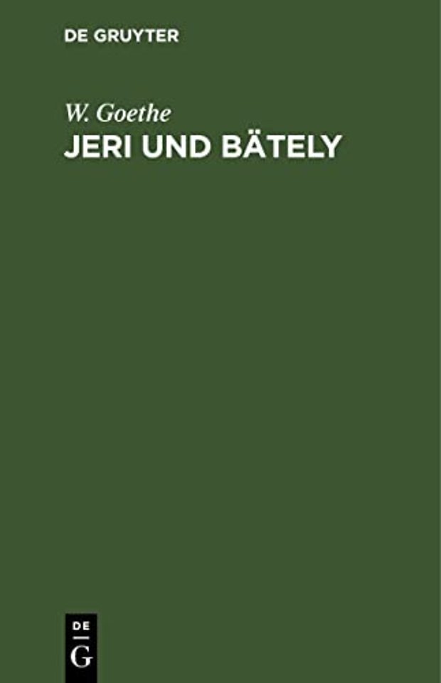 Jeri und Bätely – Ein Singspiel
