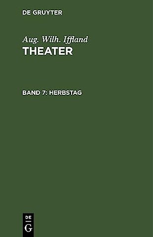 Herbstag – Ein Lustspiel in fünf Aufzügen