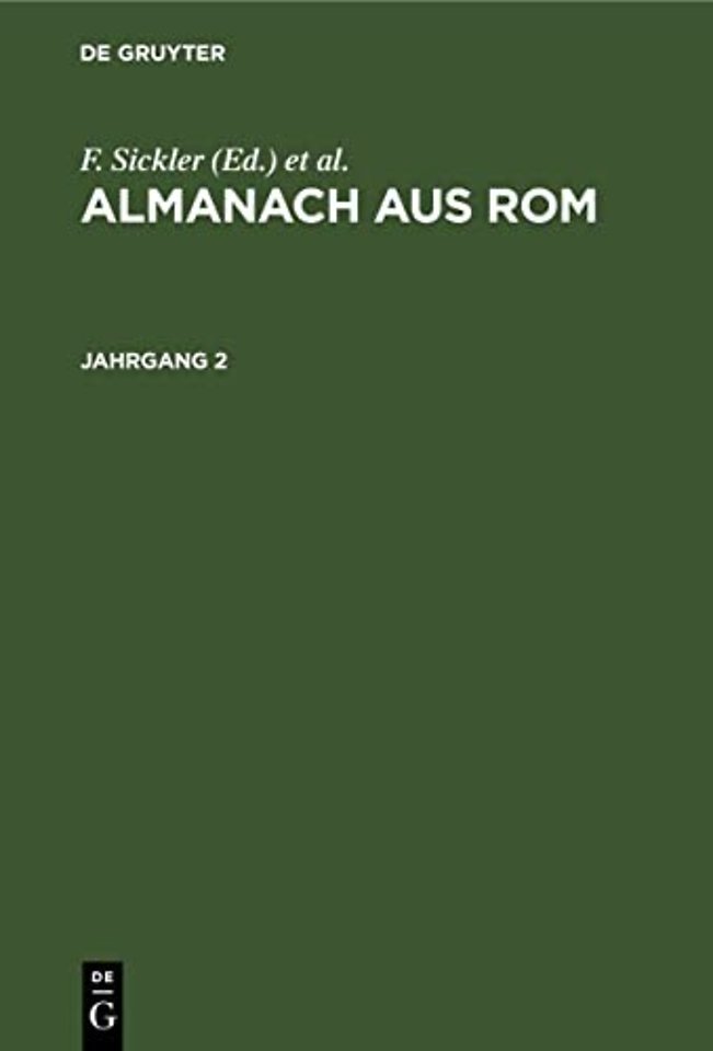 Almanach aus Rom. Jahrgang 2