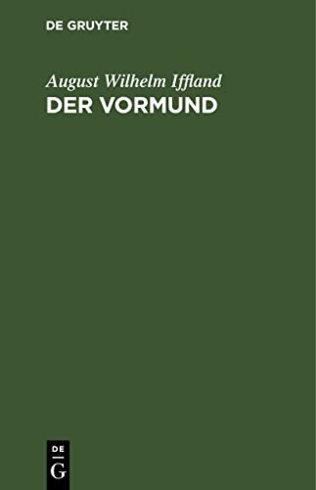 Der Vormund – Ein Schauspiel