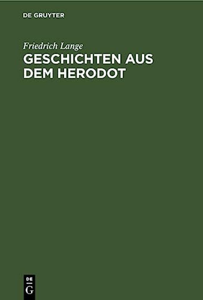 Geschichten aus dem Herodot – Ein Lesebuch