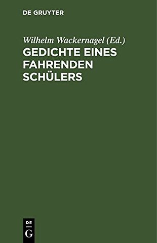 Gedichte eines fahrenden Schülers