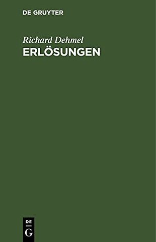 Erlösungen – Eine Seelenwandlung in Gedichten und Sprüchen