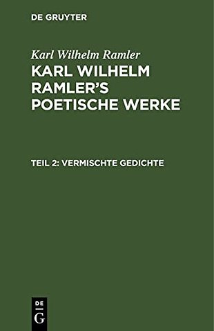 Vermischte Gedichte