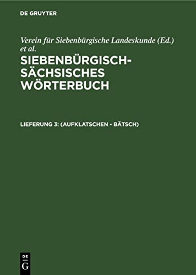 (aufklatschen – Bätsch)