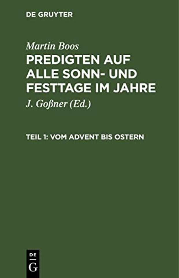 Vom Advent bis Ostern