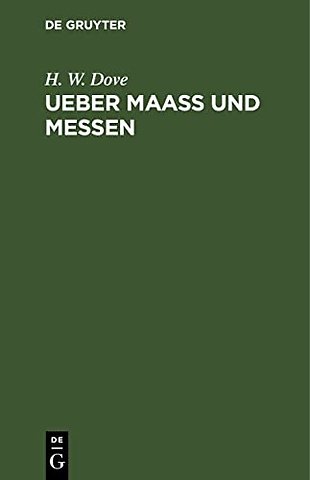 Ueber Maass und Messen