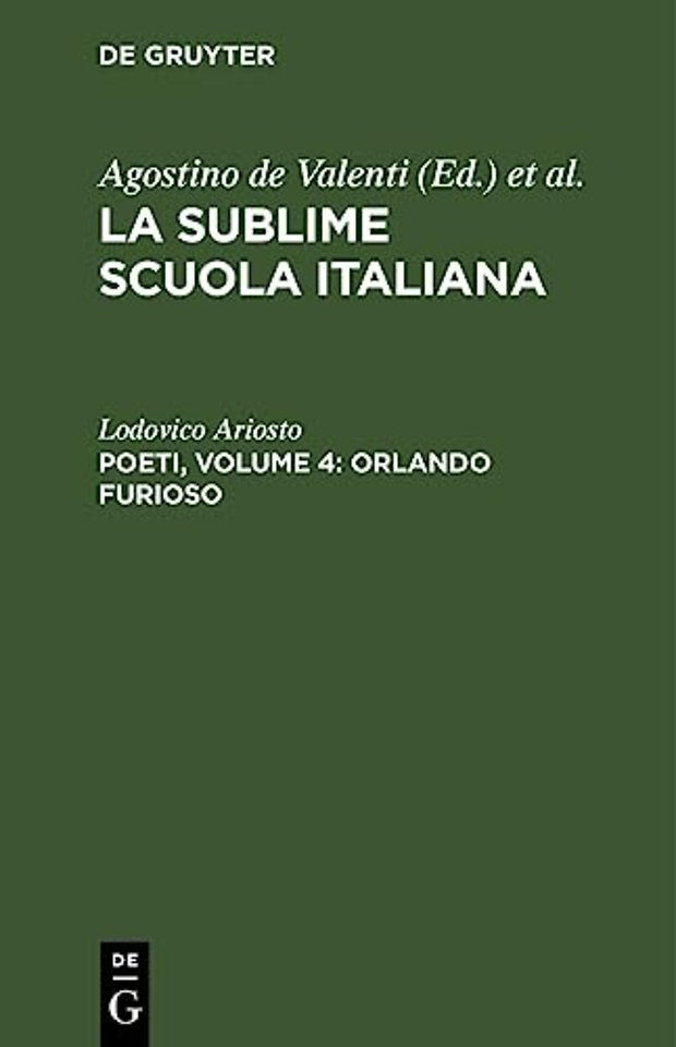Poeti, Volume 4: Orlando furioso