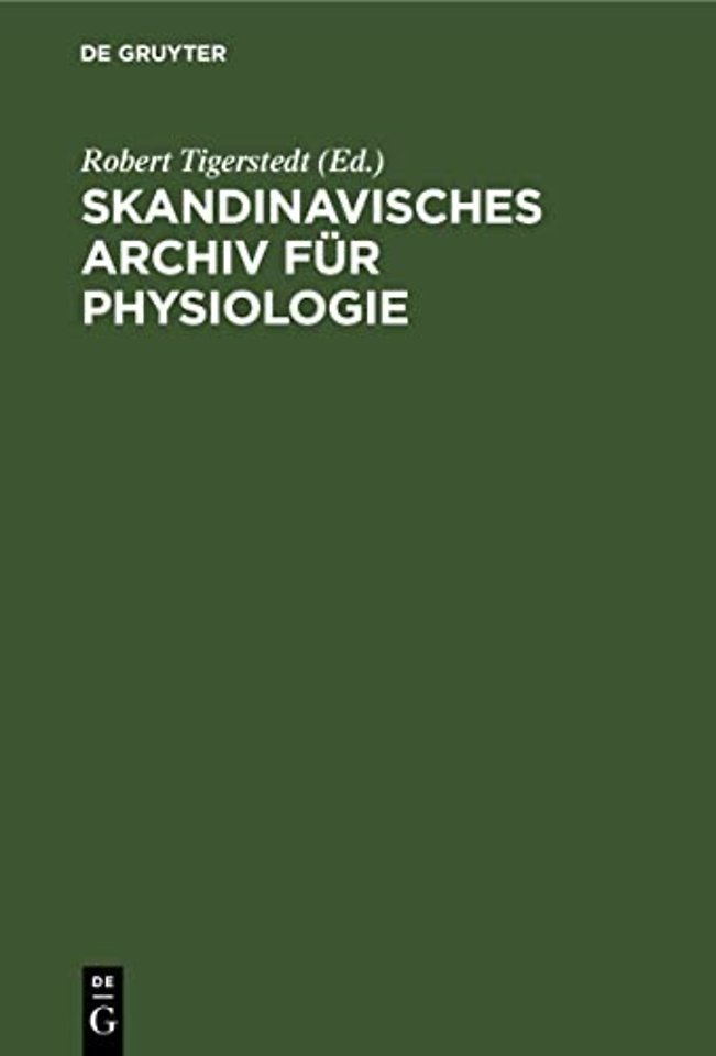 Skandinavisches Archiv für Physiologie