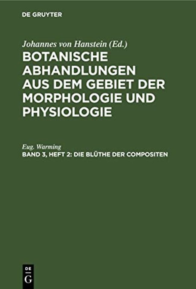 Die Blüthe der Compositen