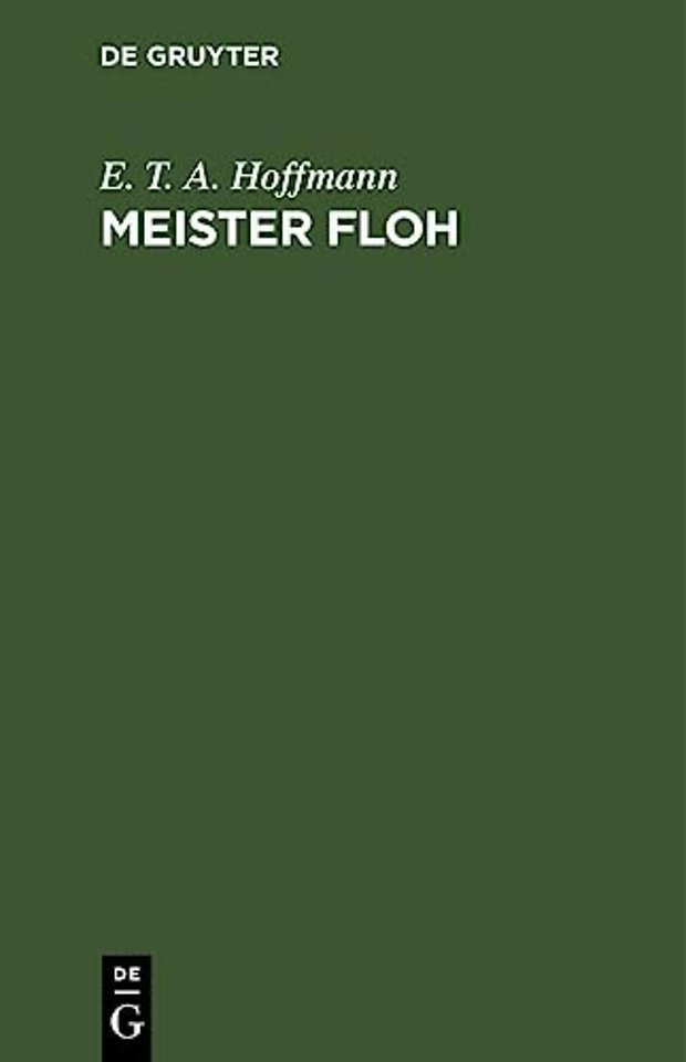 Meister Floh – Ein Mährchen in sieben Abentheuern zweier Freunde
