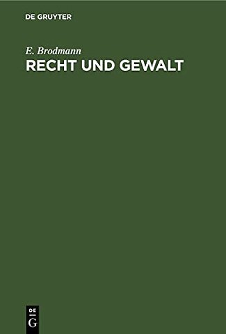 Recht und Gewalt