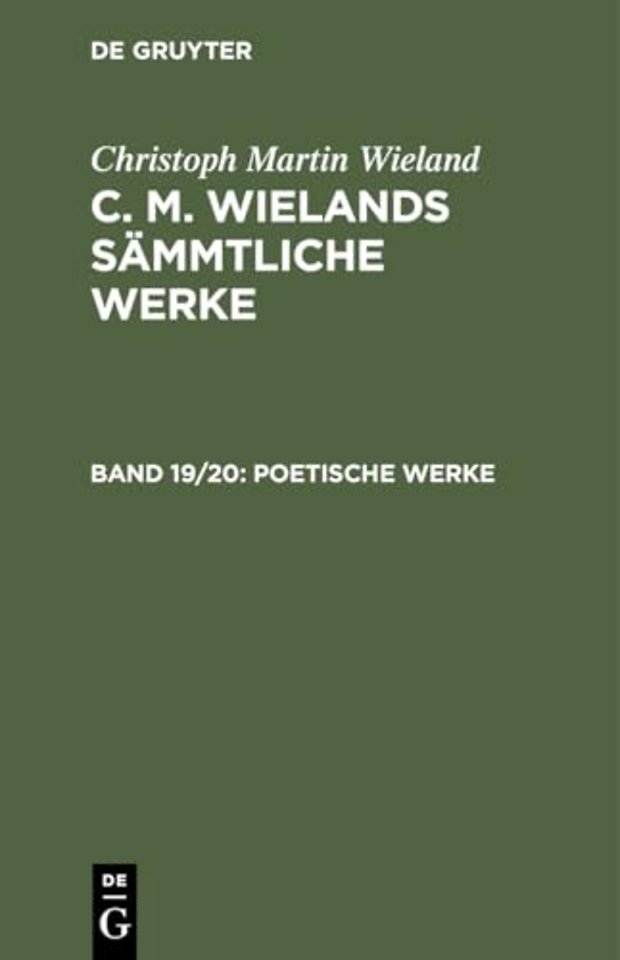 Poetische Werke – [2 Teile]