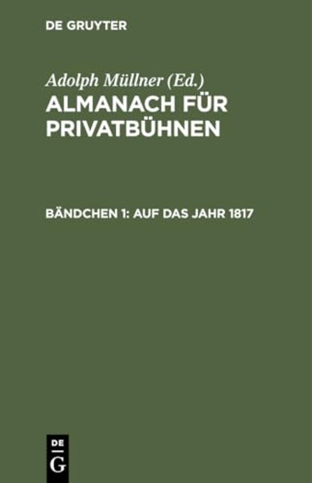Auf das Jahr 1817