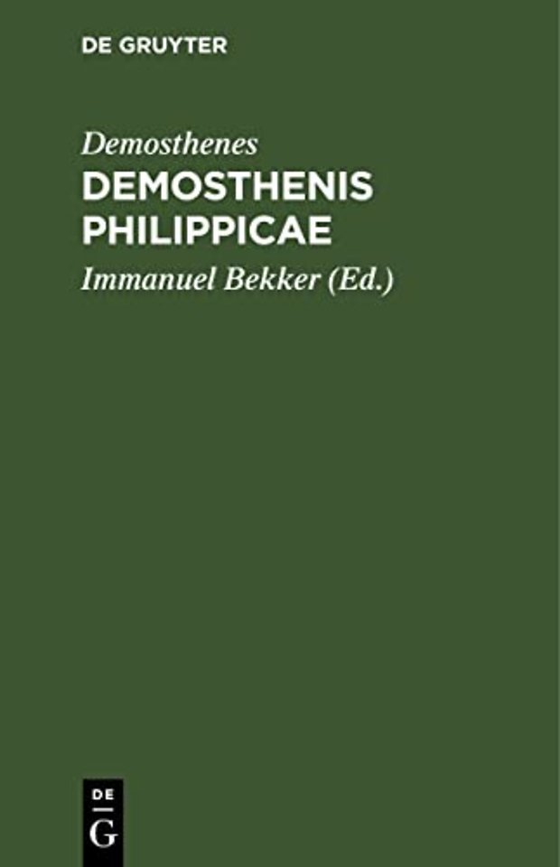 Demosthenis Philippicae