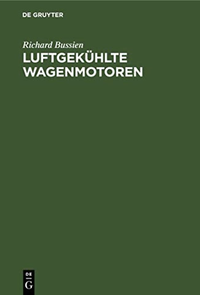 Luftgekühlte Wagenmotoren
