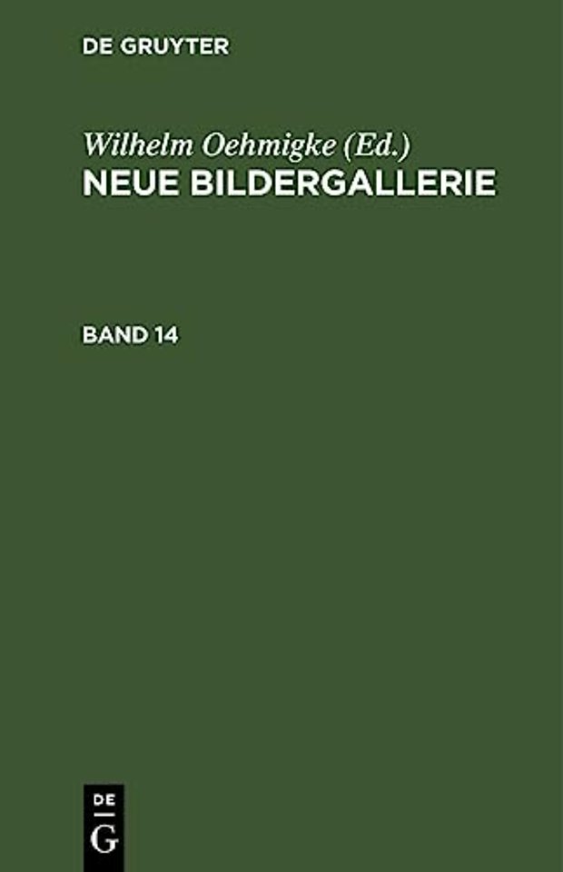 Neue Bildergallerie. Band 14