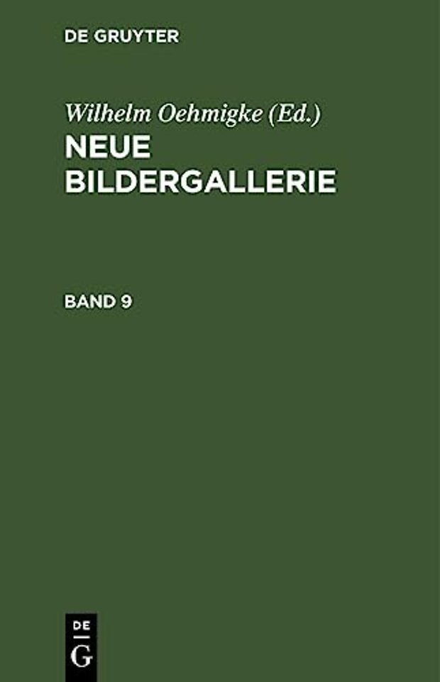 Neue Bildergallerie. Band 9