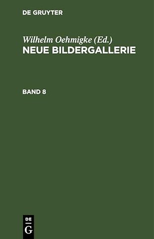 Neue Bildergallerie. Band 8