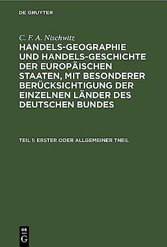 Erster Oder Allgemeiner Theil