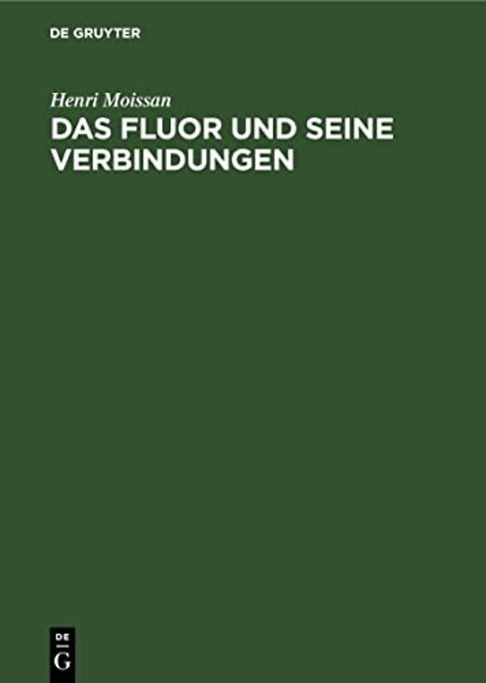 Das Fluor Und Seine Verbindungen