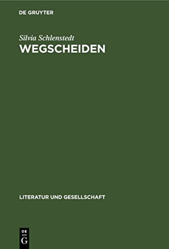 Wegscheiden – Deutsche Lyrik im Entscheidungsfeld der Revolutionen von 1917 und 1918