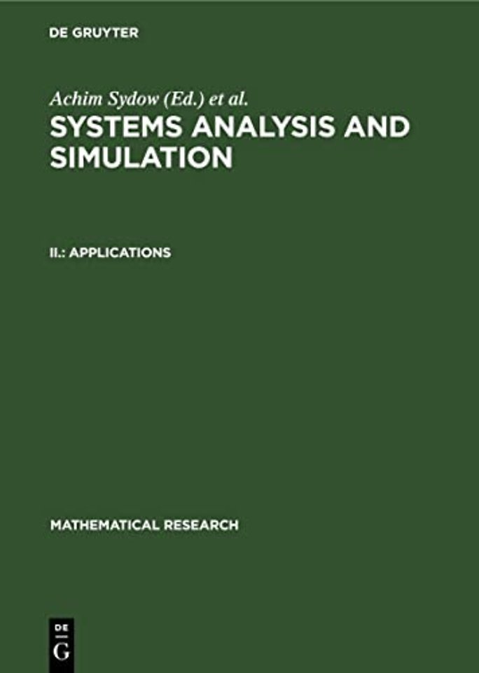 Applications – Proceedings of the International Symposium held in Berlin (GDR), August 26–31, 1985
