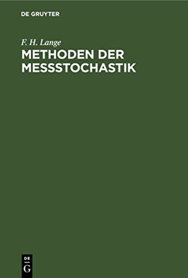 Methoden der Meβstochastik