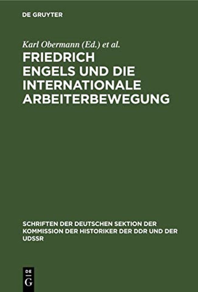 Friedrich Engels Und Die Internationale Arbeiterbewegung