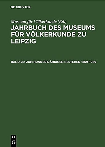 Zum hundertjährigen Bestehen 1869–1969