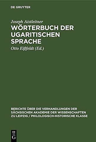 Wörterbuch der ugaritischen Sprache