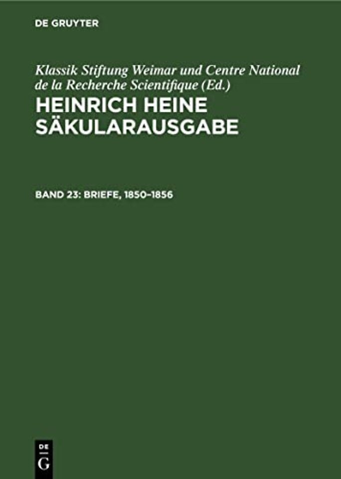 Briefe, 1850–1856