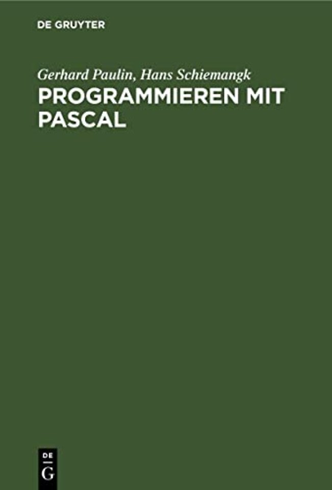 Programmieren mit PASCAL