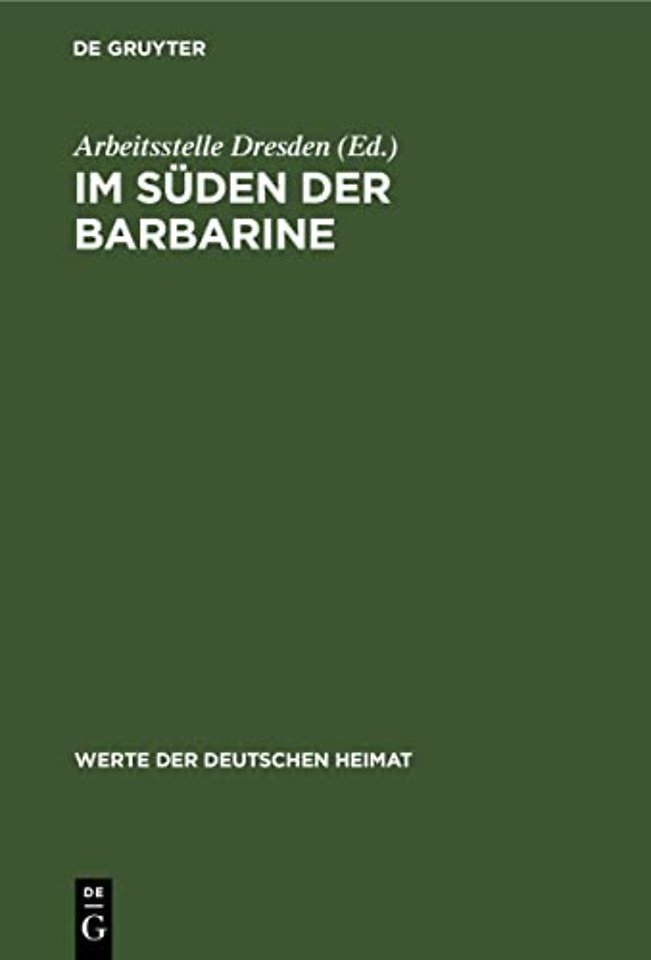 Im Suden Der Barbarine