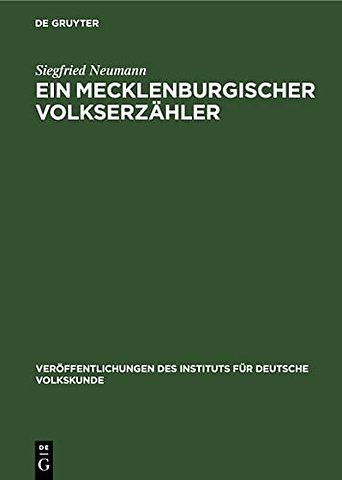 Ein Mecklenburgischer Volkserzähler – Die Geschichten des August Rust