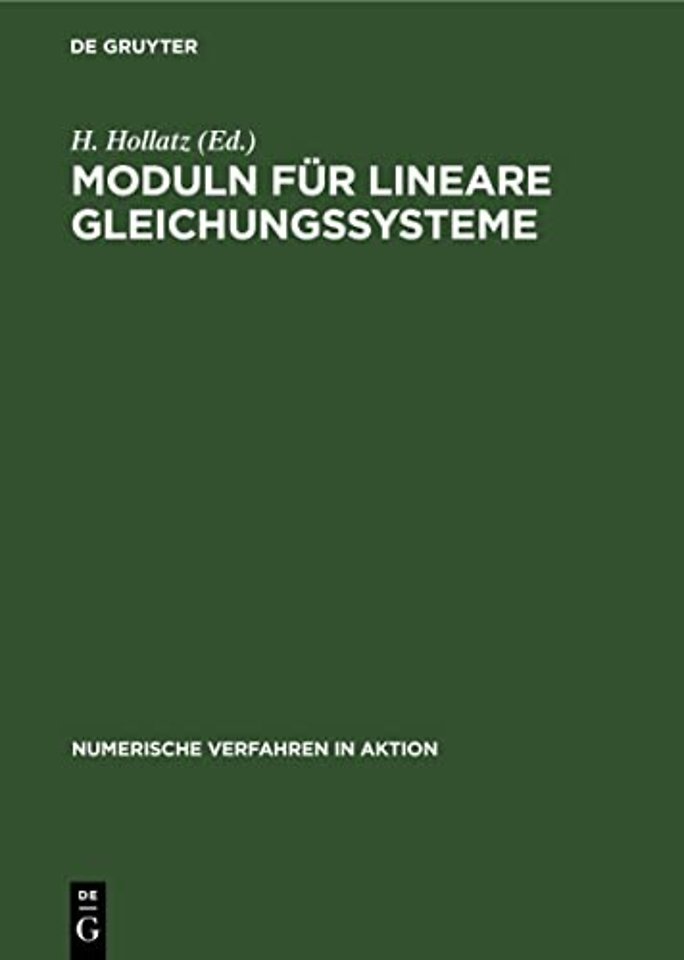 Moduln für lineare Gleichungssysteme
