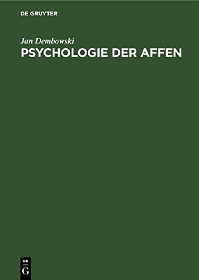 Psychologie der Affen