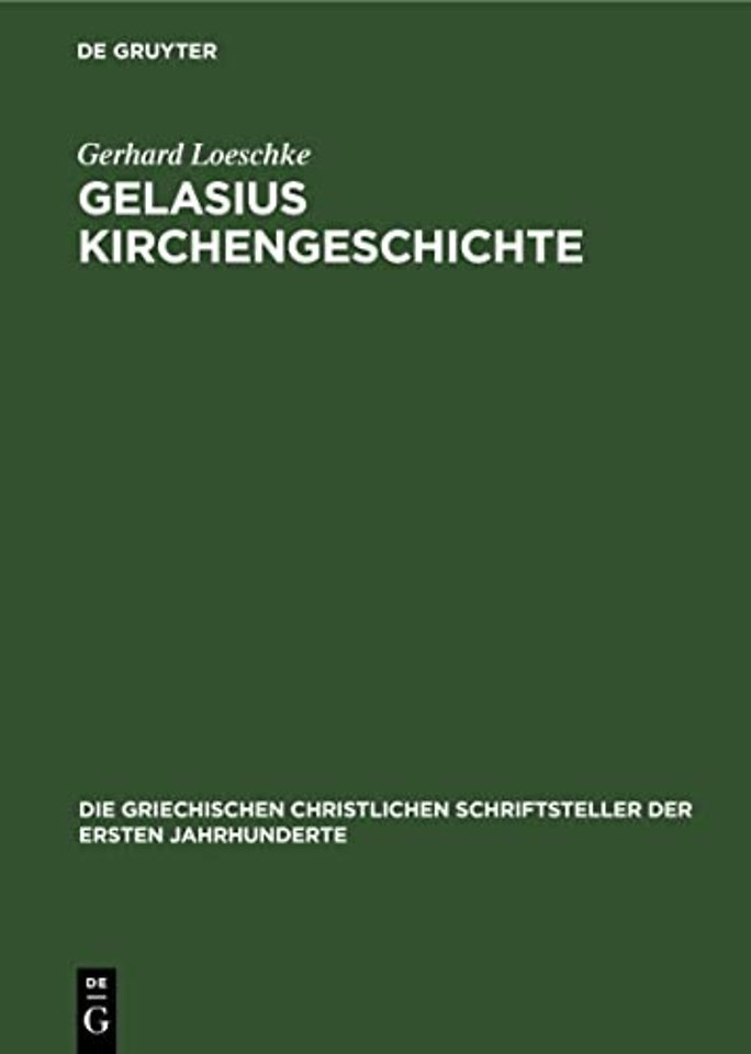 Gelasius Kirchengeschichte
