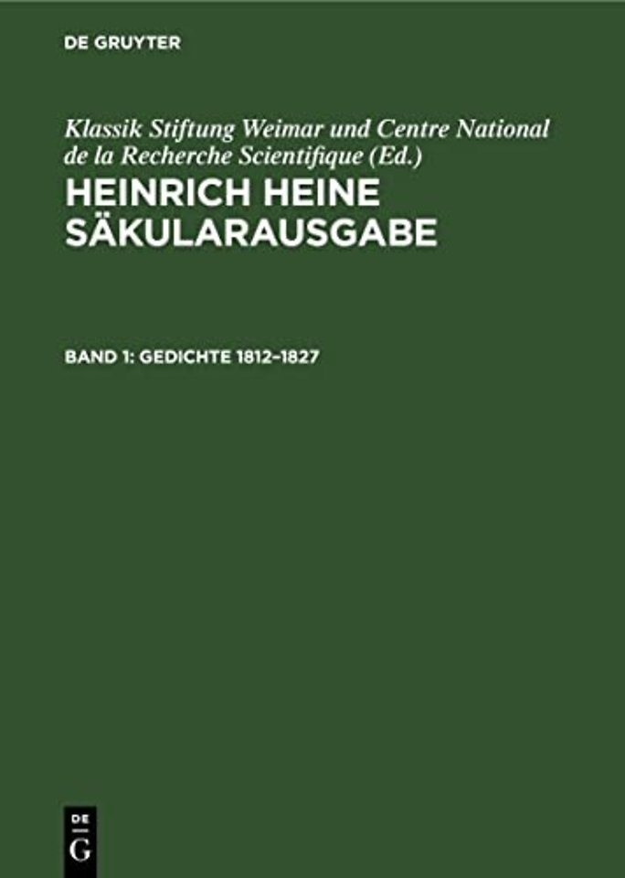 Gedichte 1812–1827