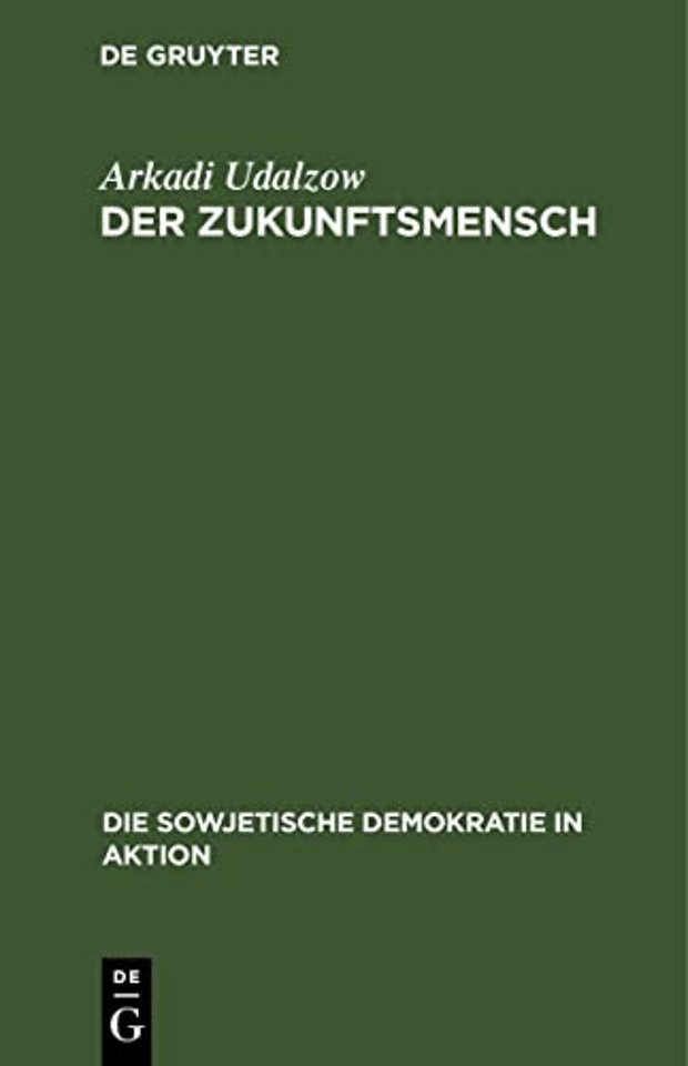 Der Zukunftsmensch – (Über eine Diskussion in der "Literaturnaja gaseta")