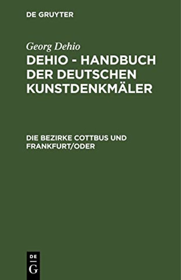 Die Bezirke Cottbus und Frankfurt/ Oder