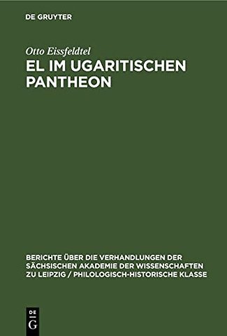 El im ugaritischen Pantheon