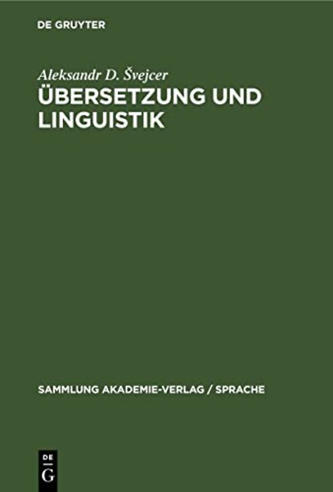 Übersetzung und Linguistik